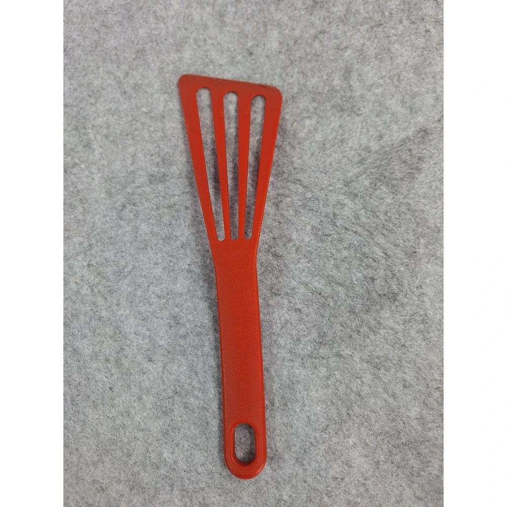 Red Slotted Spatula Kitchen Utensil Heat Resistant Up To 204 C 400 F